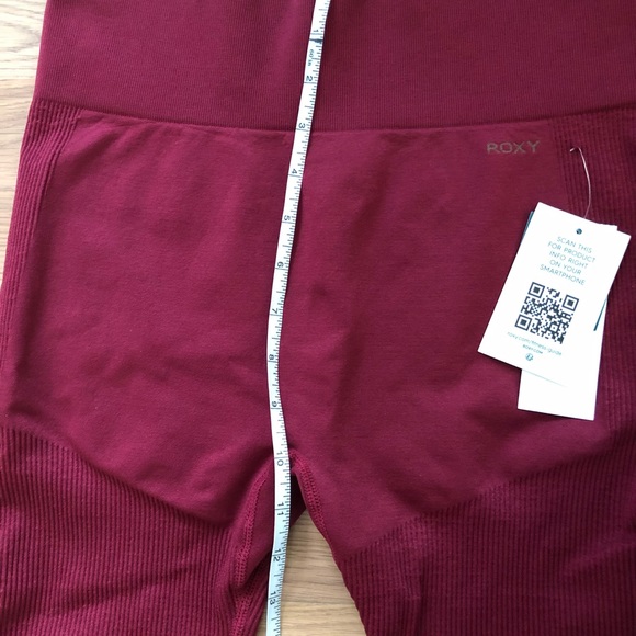 Roxy maroon- proud of being workout leggings - Picture 6 of 9